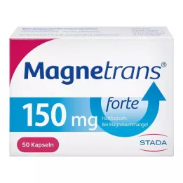 MAGNETRANS forte 150 mg kietos kapsulės, 50 vnt