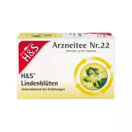 H&S Liepų žiedų arbatos filtravimo maišeliai, 20X1,8 g