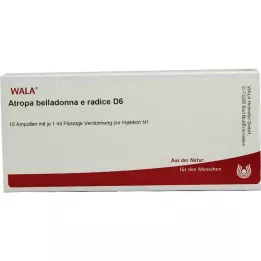 ATROPA belladonna e Radix D 6 ampulės, 10X1 ml