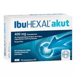 IBUHEXAL akut 400 plėvele dengtų tablečių, 50 vnt