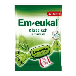 EM-EUKAL Klasikiniai saldainiai be cukraus, 75 g