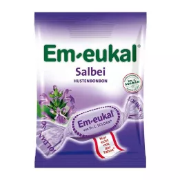 EM-EUKAL Saldainiai iš šalavijų su cukrumi, 75 g