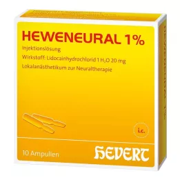 HEWENEURAL 1% ampulės, 10X2 ml