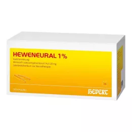 HEWENEURAL 1% ampulės, 100X2 ml