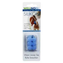 WELLNOISE Ausų kištukai mėlyna lizdinė plokštelė, 3X2 vnt