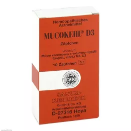 MUCOKEHL Žvakutės D 3, 10 vnt