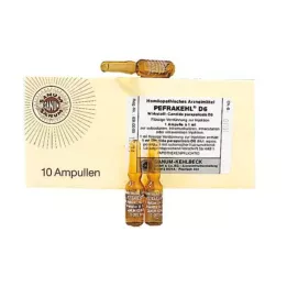 PEFRAKEHL Ampulės D 6, 10X1 ml
