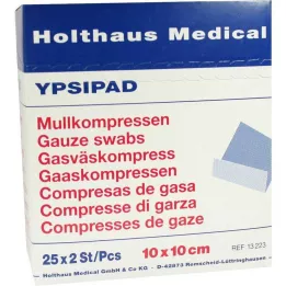 MULLKOMPRESSEN Ypsipad 10x10 cm sterilus 8 sluoksnių, 25x2 vnt