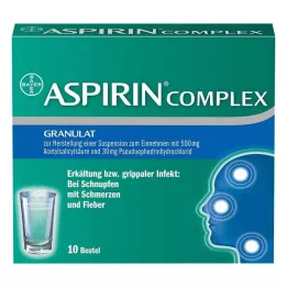 ASPIRIN COMPLEX Btl.m.Gran.z.Herst.e.Susp.z.Einn., 10 vnt
