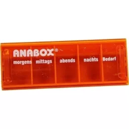 ANABOX Dieninė dėžutė oranžinė, 1 vnt