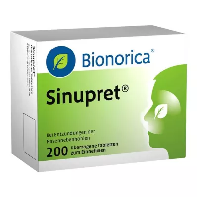 SINUPRET dengtos tabletės, 200 vnt SINUPRET dengtos tabletės, 200 vnt
