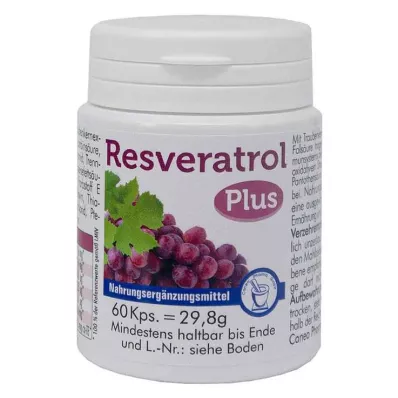 RESVERATROL PLUS Kapsulės, 60 vnt RESVERATROL PLUS Kapsulės, 60 vnt