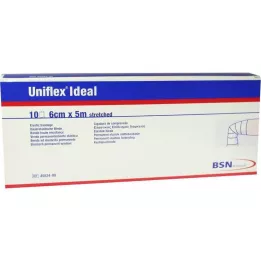 UNIFLEX idealūs tvarsčiai 6 cmx5 m balti palaidi, 10 vnt