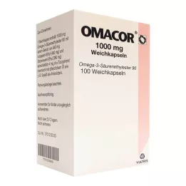 OMACOR 1000 mg minkštos kapsulės, 100 vnt
