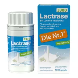 LACTRASE vegetariška 3300 kapsulių, 100 vnt