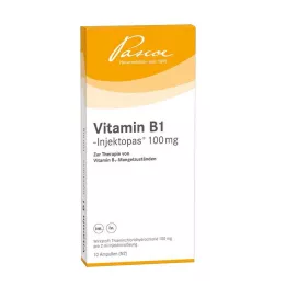 VITAMIN B1 INJEKTOPAS 100 mg injekcinis tirpalas, 10X2 ml