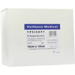 SAUGKOMPRESSEN Ypsisoft nesterilus 10x20 cm, 30 vnt