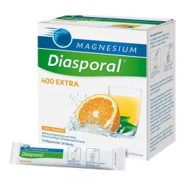 MAGNESIUM DIASPORAL 400 Ekstra geriamųjų granulių, 20 vnt