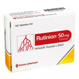 RUTINION Tabletės, 100 vnt