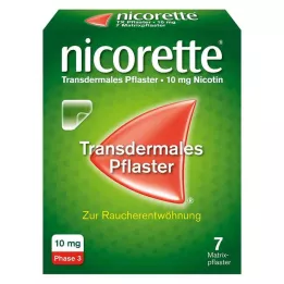 NICORETTE TX Pleistras 10 mg, 7 vnt