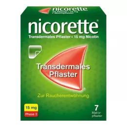 NICORETTE TX Pleistras 15 mg, 7 vnt