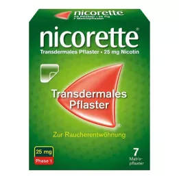 NICORETTE TX Pleistras 25 mg, 7 vnt