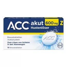 ACC akut 600 Z kosulį mažinančios šnypščiosios tabletės, 10 vnt