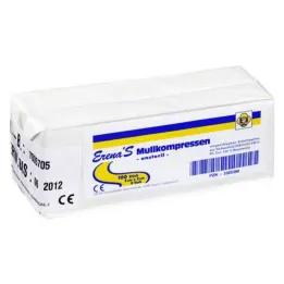 Erena nesterilus marlės kompresas 5x5, 100 vnt