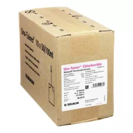 URO TAINER Chlorheksidino tirpalas, 10X100 ml