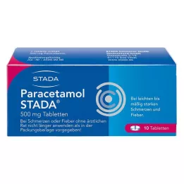 PARACETAMOL STADA 500 mg tabletės, 10 vnt