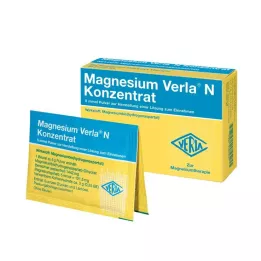MAGNESIUM VERLA N koncentrato milteliai geriamam vartojimui, 20 vnt