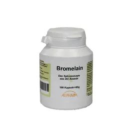 BROMELAIN ENZYM kapsulės, 100 vnt