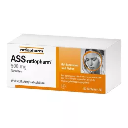 ASS-ratiopharm 500 mg tabletės, 50 vnt