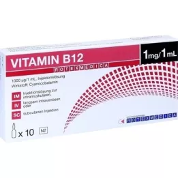 VITAMIN B12 ROTEXMEDICA Injekcinis tirpalas, 10X1 ml