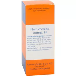 NUX VOMICA COMP.H tabletės, 100 vnt