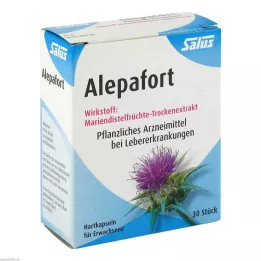 ALEPAFORT Milk Thistle kietos kapsulės, 30 vnt