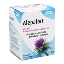 ALEPAFORT Milk Thistle kietos kapsulės, 60 vnt