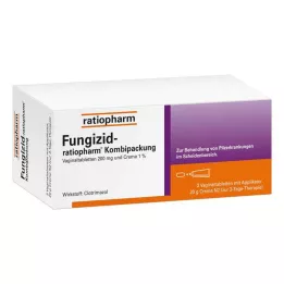 FUNGIZID-ratiopharm 3 Vag.-Tbl.+ 20g Grietinėlė, 1 P
