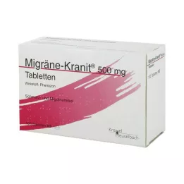 MIGRÄNE KRANIT 500 mg tabletės, 100 vnt