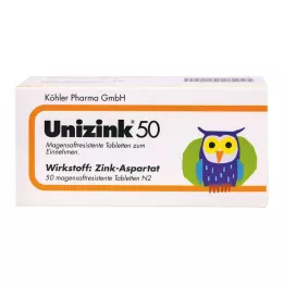UNIZINK 50 skrandyje neirių tablečių, 50 vnt
