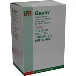 GAZIN Marlės komp.10x20 cm sterilus 8 sluoksnių, 50X2 vnt