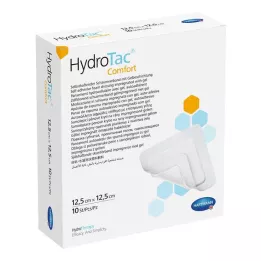 HYDROTAC patogus putplasčio tvarstis 12,5x12,5 cm sterilus, 10 vnt