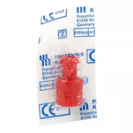 KOMBISTOPFEN raudonas Luer-Lock, 1 vnt