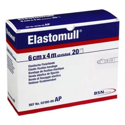 ELASTOMULL 6 cmx4 m elastinga fiksavimo juosta 2100, 20 vnt ELASTOMULL 6 cmx4 m elastinga fiksavimo juosta 2100, 20 vnt