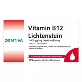 VITAMIN B12 1000 μg Lichtenšteino ampulės, 100X1 ml