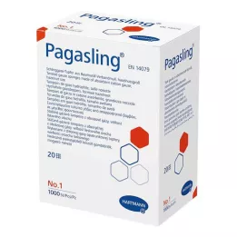 PAGASLING Nesterilūs 1 dydžio marlės tamponai, lazdyno riešuto dydžio, 1000 vnt