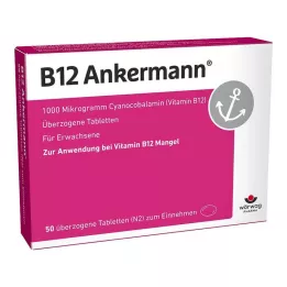 B12 ANKERMANN dengtos tabletės, 50 vnt