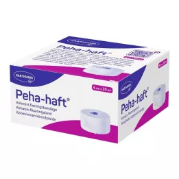 PEHA-HAFT Fiksacinis tvarstis be latekso 4 cmx20 m, 1 vnt