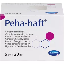 PEHA-HAFT Tvirtinamasis tvarstis be latekso 6 cmx20 m, 1 vnt