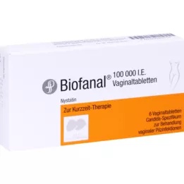 BIOFANAL Makšties tabletės, 6 vnt